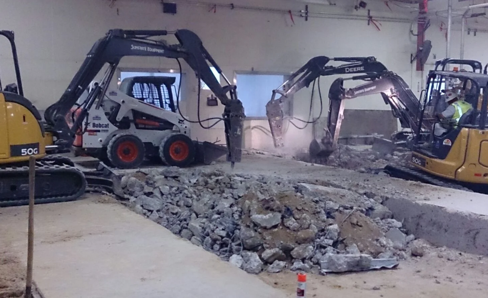Industrial site concrete demolition and removal (4)